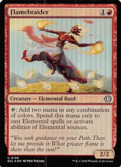 Flamebraider Foil 139 Lorwyn Eclipsed Magic the Gathering - Image 1