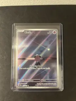 Pokemon Cleffa 202/197 SV03: Obsidian Flames Illustration Rare Holo English - Image 1