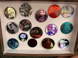 Pokemon TCG Metal Holofoil Coin/Token Lot 25+ - Image 1