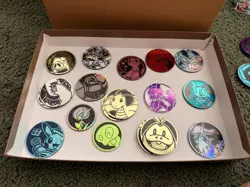 Pokemon TCG Metal Holofoil Coin/Token Lot 25+ - Image 2