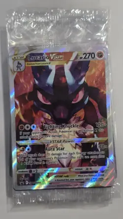Lucario VSTAR SWSH291 Pokemon Sword & Shield Promo SEALED NM - Image 1
