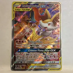 Pokemon Charizard & Braixen GX SM230 TAG TEAM GX Promo Holo 270HP - Image 1