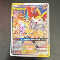 Pokemon Charizard & Braixen GX SM230 TAG TEAM Promo Holo 270 HP English - Image 1