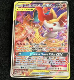 The Pokemon Company Charizard & Braixen GX SM230 Promo TAG TEAM Holo EN 270HP - Image 1