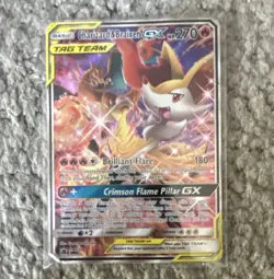 Pokemon Charizard & Braixen GX SM230 SM Promo Holo Eng Basic 270HP TCG - Image 1