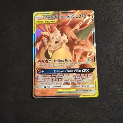 2016-19 Pokemon SM Black Star Promos Charizard & Braixen Tag Team GX #SM230 - Image 1