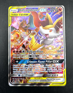CHARIZARD & BRAIXEN GX - SM230 SM230 HOLO PROMO SUN & MOON PROMO POKEMON LP - Image 1
