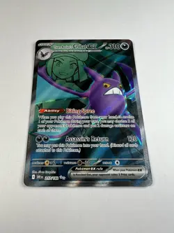 Team Rocket's Crobat ex Ultra Rare Pokemon Destined Rivals 217/182 - NM - Image 2