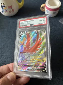 2022 Pokemon SWSH FA/HO-OH v Silver Tempest PSA 10 Gem Mint - Image 4