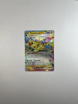 Pikachu ex 057/217 Double Rare Holo Pokemon Ascended Heroes - NM - Image 1