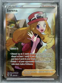 Pokemon 2022 Serena 193/195 Full Art Silver Tempest GEM MINT PSA 10 - Image 2