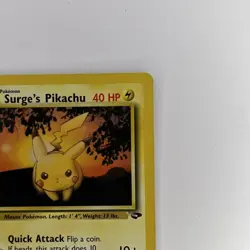 Pokemon TCG Lt. Surge's Pikachu Gym Challenge 84 Regular Unlimited Common - Image 3