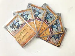 🔥 Lot Of 6 🔥 Lucario 114/198 Stamped Promo Pokemon Scarlet & Violet NM - Image 1
