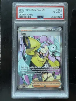 Pokemon Paldea Evolved Iono 254/193 Ultra Rare PSA 10 - Image 1
