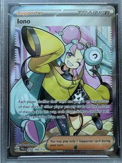 Pokemon Paldea Evolved Iono 254/193 Ultra Rare PSA 10 - Image 2