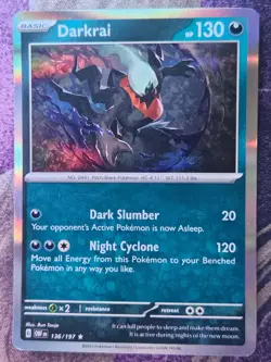 Darkrai 136/197 Rare Obsidian Flames Pokemon Holo Near Mint - Image 1