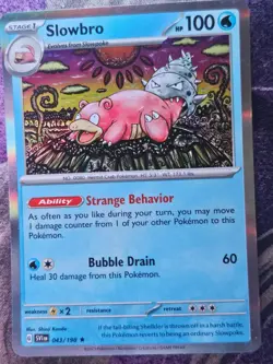 Slowbro 043/198 Rare Scarlet & Violet Pokemon Holo Near Mint - Image 1