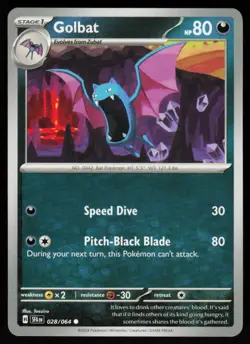 Golbat 028/064 Common Shrouded Fable Pokemon Near Mint - Image 1