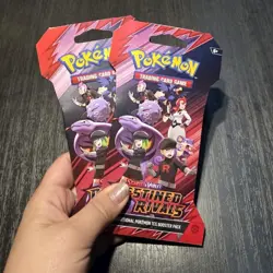 2 Pokemon Scarlet & Violet Destined Rivals Booster Packs New Unopened - Image 2