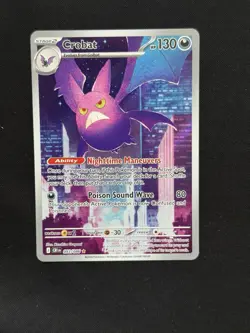 Pokemon Crobat 093/086 Chaos Rising Rare Holo 130 HP English 2026 - Image 1