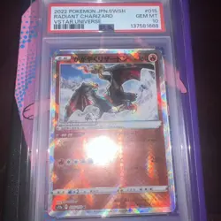 2022 Pokemon Radiant Charizard s12a VSTAR Universe 015/172 PSA 10 GEM MINT - Image 1