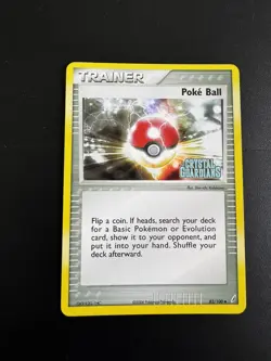 Pokemon Tcg Poke Ball 82/100 Stamped Reverse Holo EX Crystal Guardians - Image 1