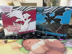 Pokemon Black Bolt and White Flare Elite Trainer Box ETB Set of 2 FACTORY SEALED - Image 1