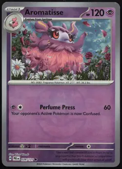 Aromatisse (Master Ball Pattern) 039/131 Prismatic Evolutions Pokemon Holo NM - Image 1