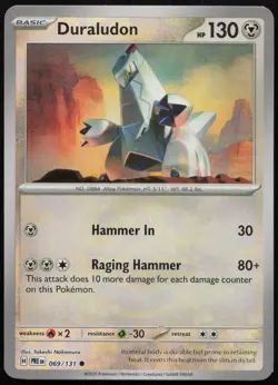 Duraludon (Master Ball Pattern) 069/131 Holo Prismatic Evolutions Holo NM - Image 1