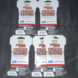Pokemon Scarlet & Violet Destined Rivals Booster Packs Lot of 5 English TCG - Image 2