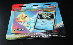 New Pokemon Prismatic Evolutions Tech Sticker Claceon 3 Booster Packs In SetAB1= - Image 2