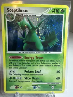 Sceptile 10/100 Stormfront Holo Pokemon TCG Lightly Played Cosmos Holo - Image 1