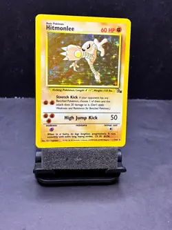 Pokemon Hitmonlee 7/62 Fossil Holo Rare - Image 1