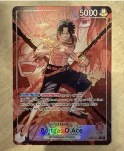 Portgas.D.Ace (001) (Alternate Art) OP16-001 The Time of Battle Foil - Image 1