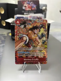 Monkey D. Luffy OP16-015 SR Alternate Art NM AA OP16 The Time of Battle - Image 1