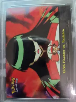 2000 TOPPS POKEMON TV ANIMATION SER 2 EPISODE CARDS HAUNTER VS. KADABRA PSA 10 - Image 2