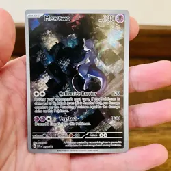 Mewtwo SVP 052 Black Star Promo Card Scarlet & Violet 151 NM - Image 1