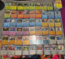 Pokemon TCG Destined Rivals Base Set 51% Complete, 184 cards No Duplicates - Image 1