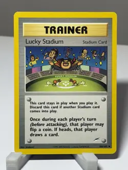 Pokemon Card - Lucky Stadium Neo Destiny 100/105 Uncommon - Image 1