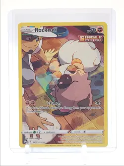 ROCKRUFF 2022 POKEMON SWORD & SHIELD SILVER TEMPEST HOLO RARE Q0138 - Image 1