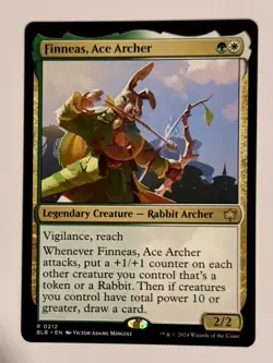 Finneas, Ace Archer #212 (NM) Bloomburrow BLB Magic MTG - Image 1