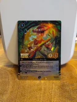 Disney Lorcana, Woody (Jungle Guide) Set Championship Enchanted Foil Promo 54/P3 - Image 1