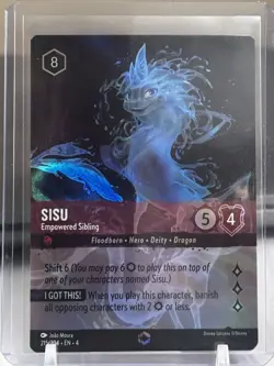 Sisu Empowered Sibling Enchanted Disney Lorcana Ursula’s Return 215/204 - Image 1