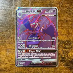 POKEMON NAGANADEL GX 121/131 - POKEMON SUN & MOON FORBIDDEN LIGHT - ULTRA RARE - Image 1