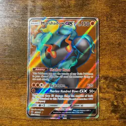 Marshadow GX 137/147 LP-DMG Full Art Ultra Rare Burning Shadows 2017 Pokemon TCG - Image 1