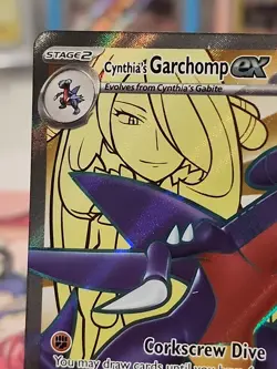 Cynthia's Garchomp ex 215/182 Pokemon TCG Destined Rivals Ultra Rare Pokemon TCG - Image 2