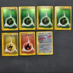 Japanese Pokemon Cards Energy e Series McDonald's Variety Holo's & Skarmory Holo - Image 1