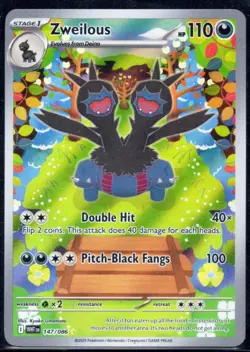 2025 Pokemon TCG: White Flare - ZWEILOUS Illustration Rare #147/086 NM-MNT - Image 1