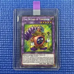 Yugioh - Time Wizard of Tomorrow - Limited Edition Secret Rare Holographic Card - Image 1