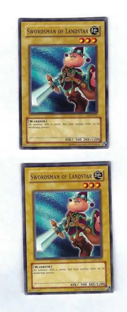 2x Swordsman of Landstar - LON 002 - Yugioh - Unlimited NM/M (Never Played) - Image 1
